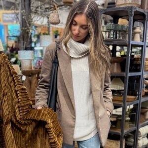 RW&CO Chunky Knit Turtleneck Sweater | Size Small